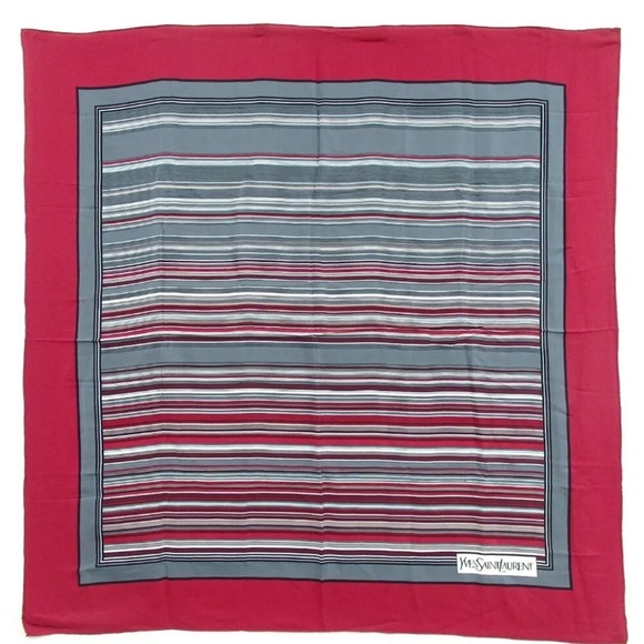 EUC Yves Saint Laurent Silk Scarf - Picture 1 of 2